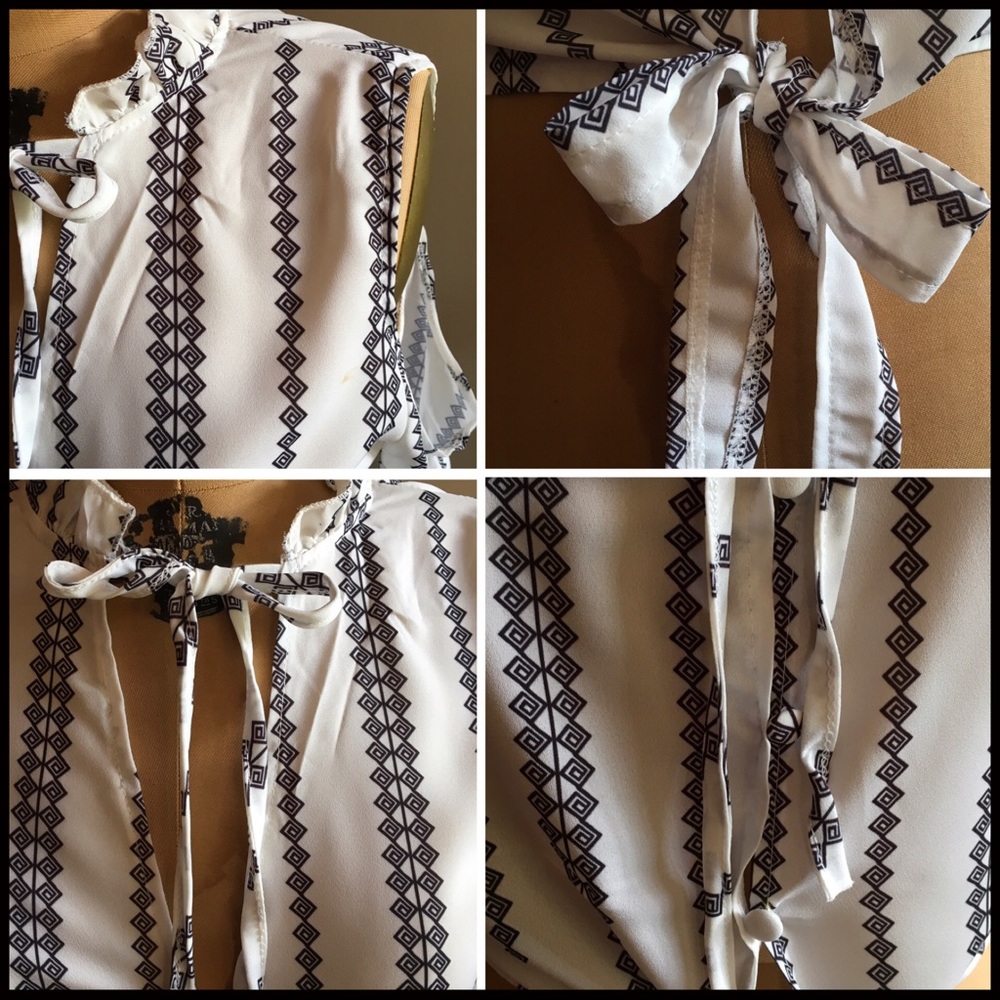 Ruffled Sleeve Blouse - Picture 5 of 8