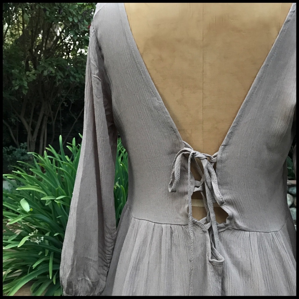 Back Lace-up Dress - Picture 3 of 8