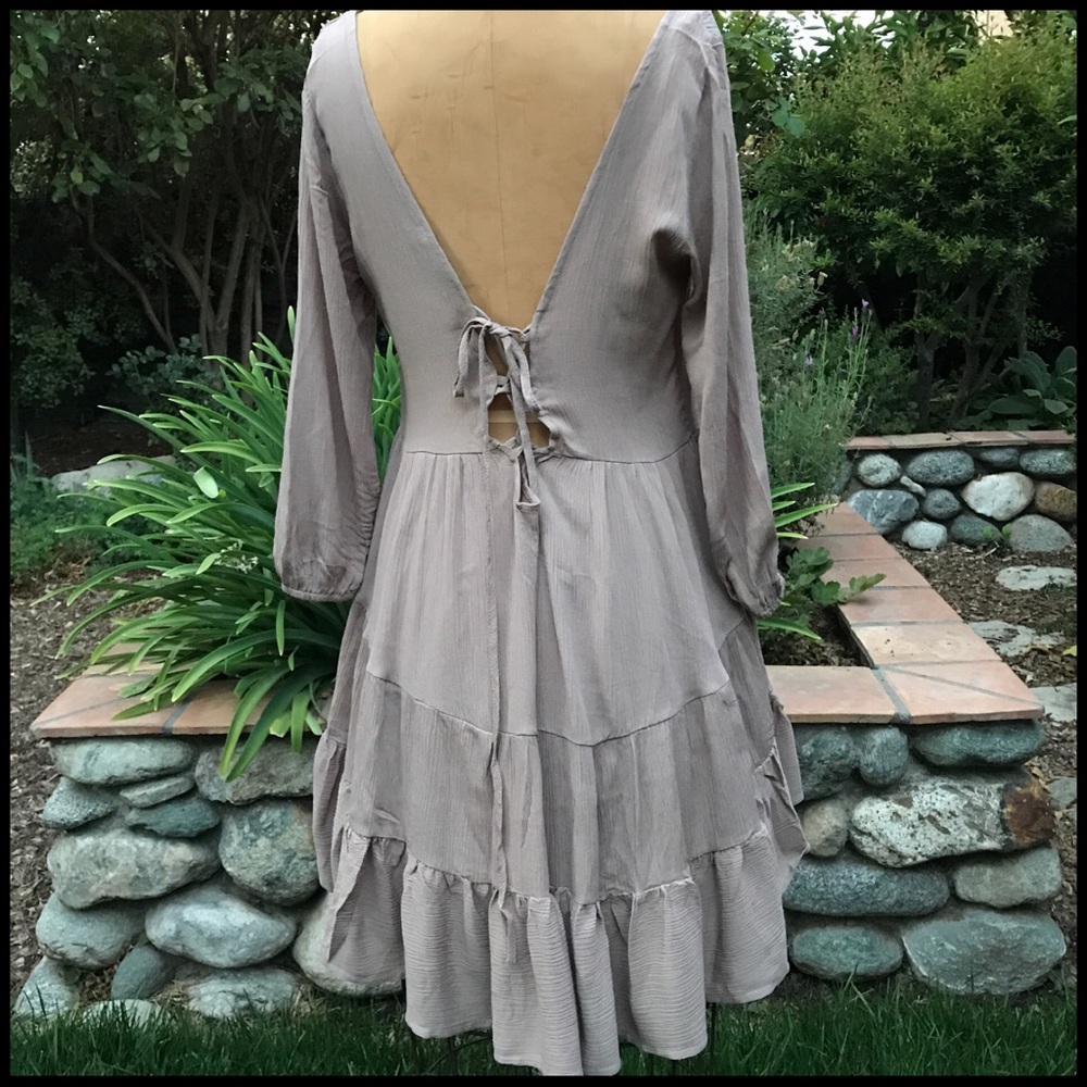 Back Lace-up Dress - Picture 7 of 8