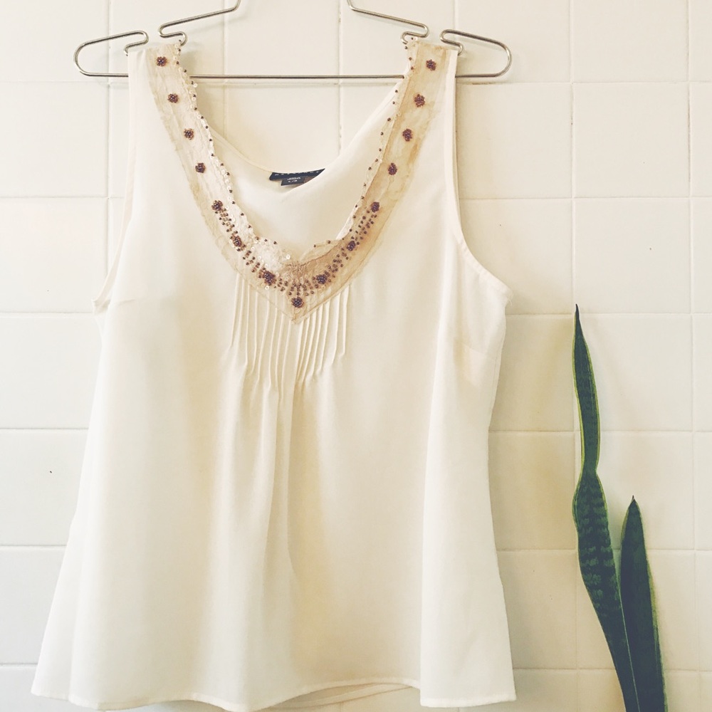 Beaded Lace Blouse