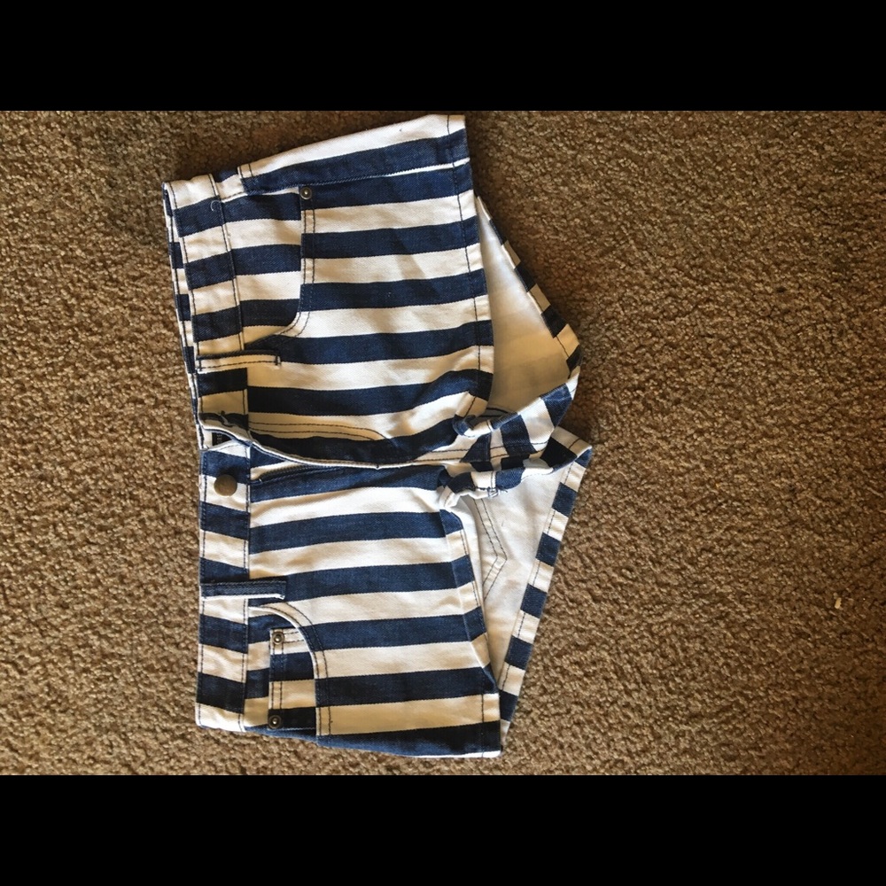 SOLD!! Striped shorts