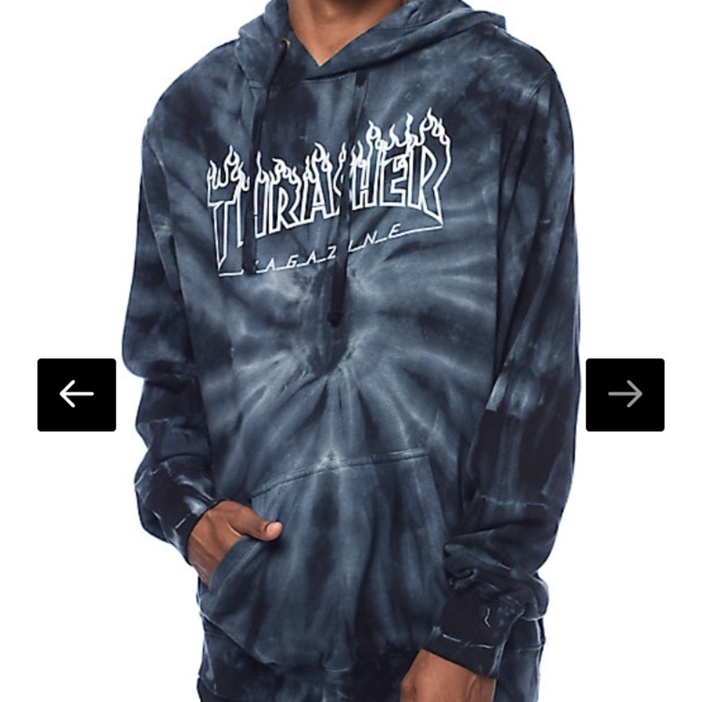 Tie dye Thrasher Hoodie