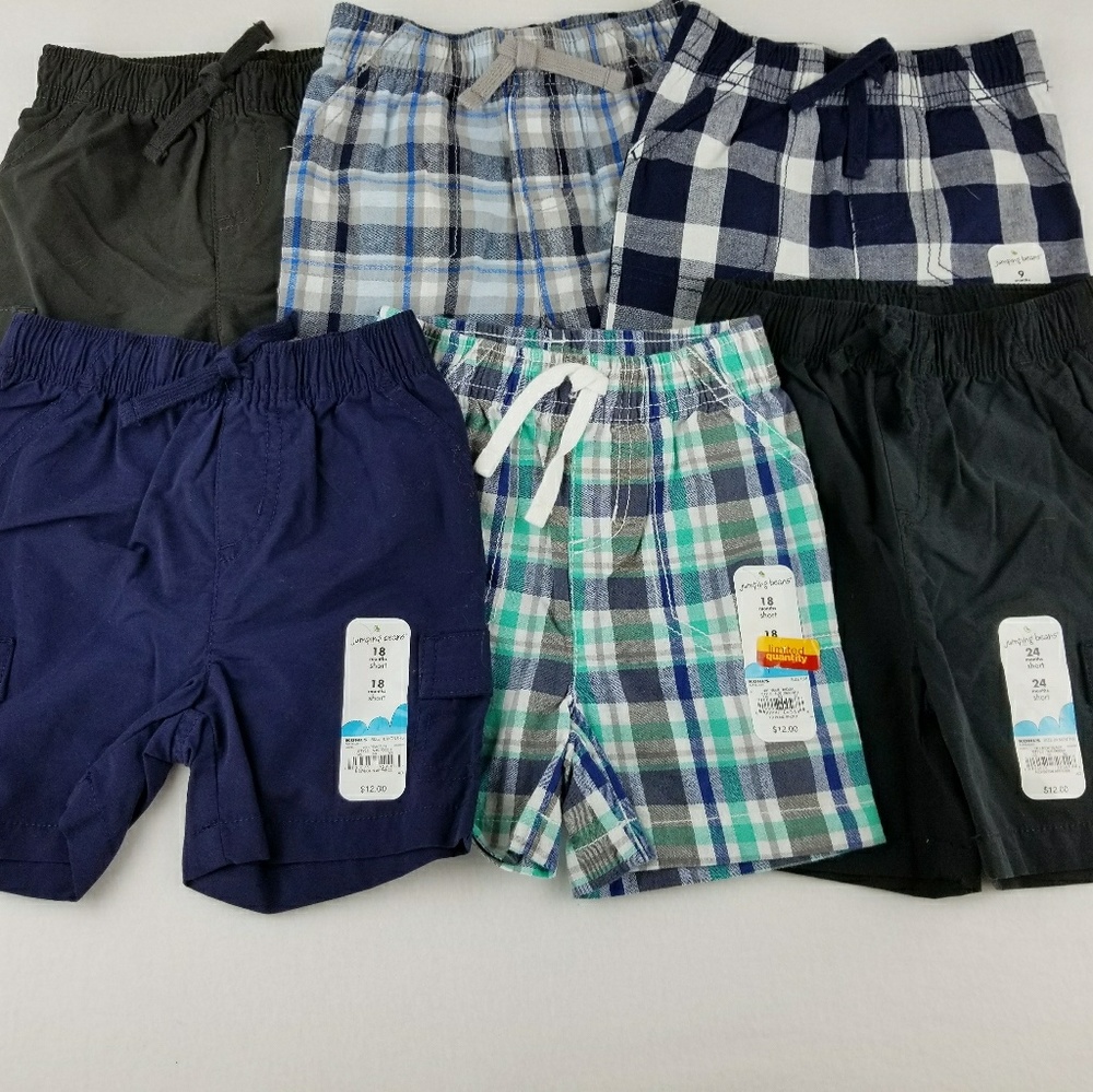 New 6 pairs of jumping bean shorts mult colors