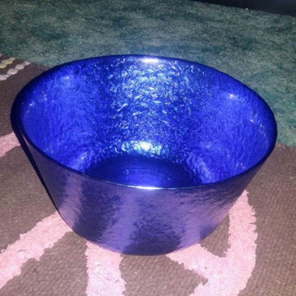 Blue Glass Bowl