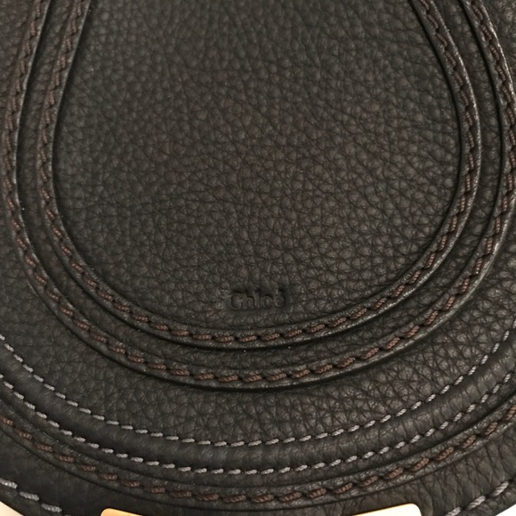 Chloe Mini Marcie Leather Crossbody Bag - Picture 5 of 8