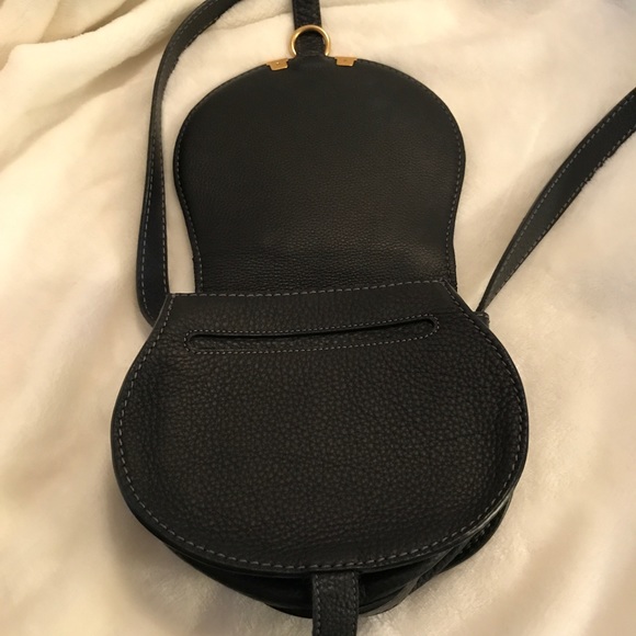 Chloe Mini Marcie Leather Crossbody Bag - Picture 7 of 8