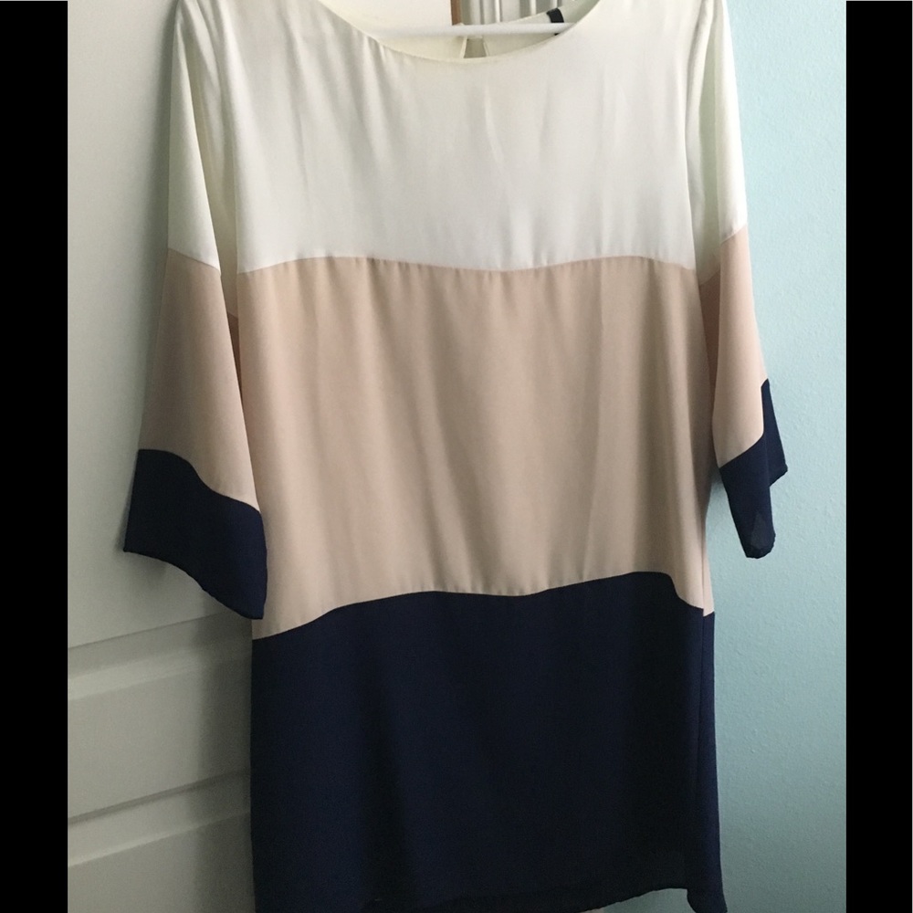 Colorblock Shift Dress