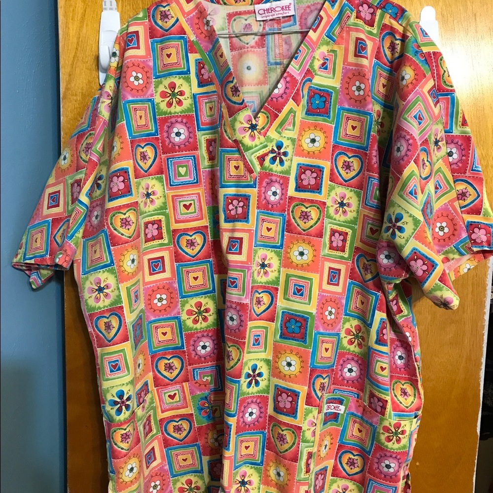 Large scrub top