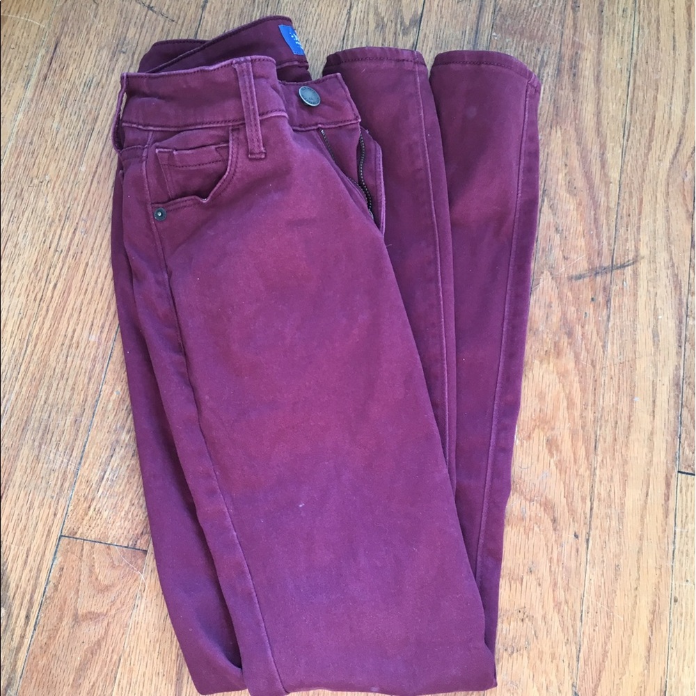 Maroon Pants