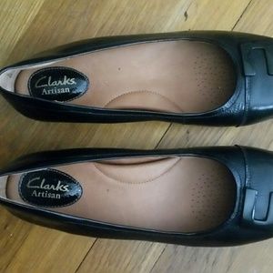 Clark's patent leather dress shoes
