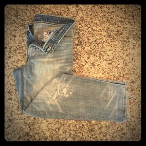 White House Black Market Crops Jeans
