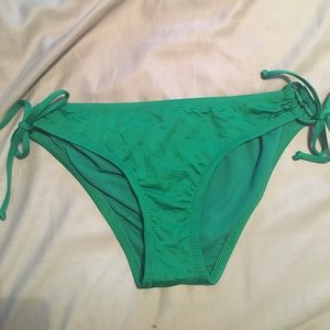 NWOT Mossimo green tie bikini bottoms