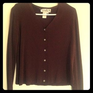 Chocolate Brown Cardigan