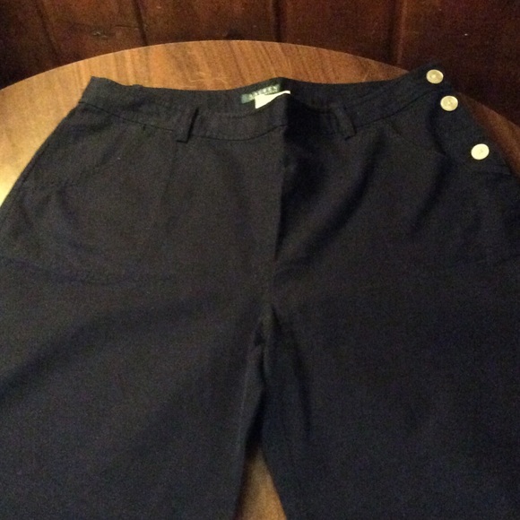 Ralph Lauren Wide Leg Capris - Picture 2 of 4