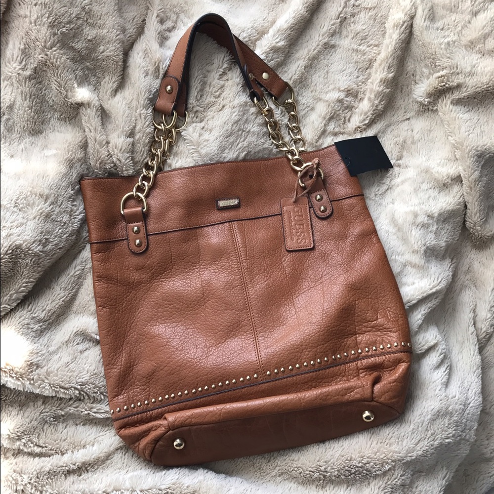 🆕 NWT Brown Leather GUESS purse & wallet set❗️ - Picture 2 of 7