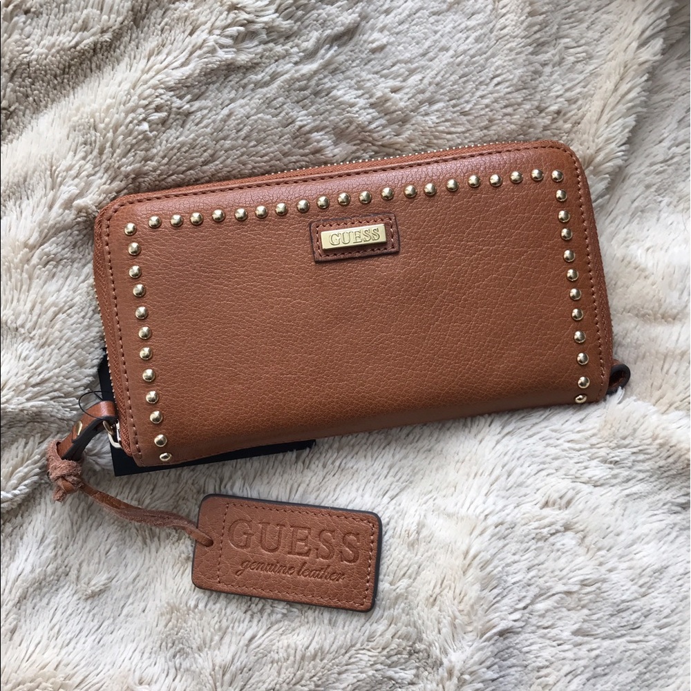 🆕 NWT Brown Leather GUESS purse & wallet set❗️ - Picture 6 of 7
