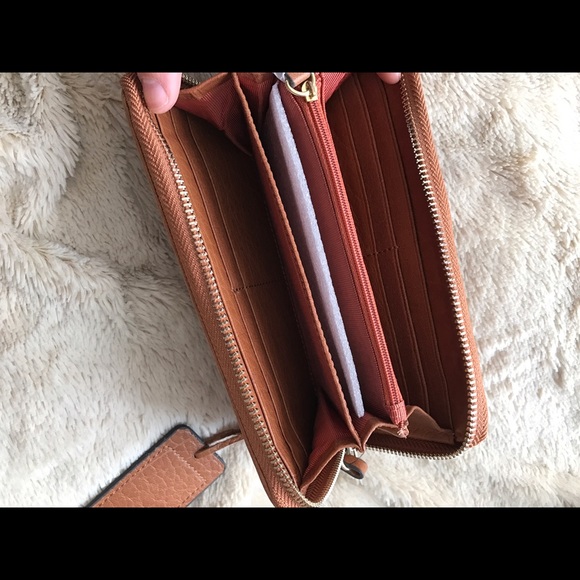 🆕 NWT Brown Leather GUESS purse & wallet set❗️ - Picture 7 of 7