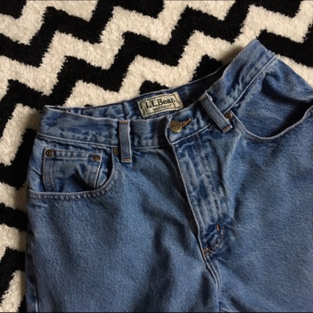 L.L.Bean vintage mom jeans