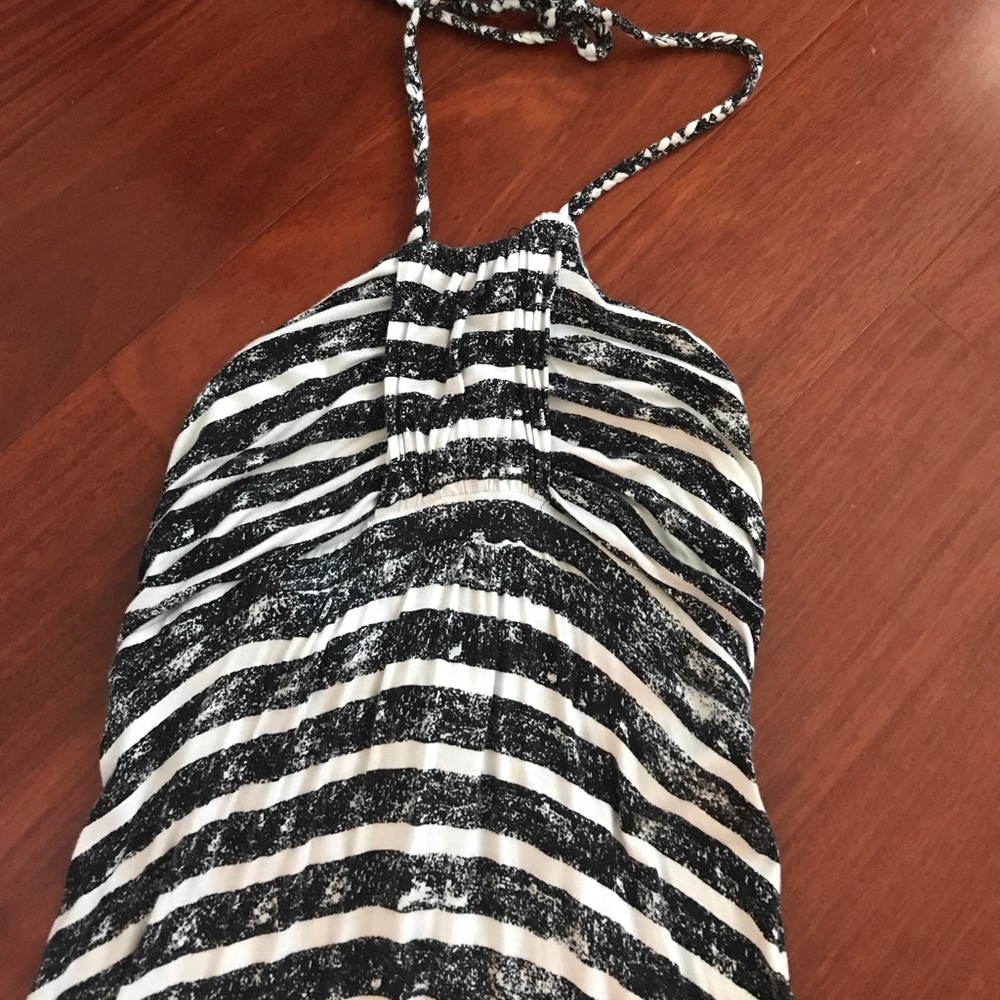Maxi dress small cotton halter