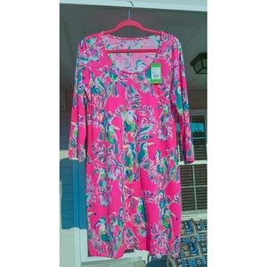 Lilly Pulitzer Beacon Dress in Dragonfruit Toucan