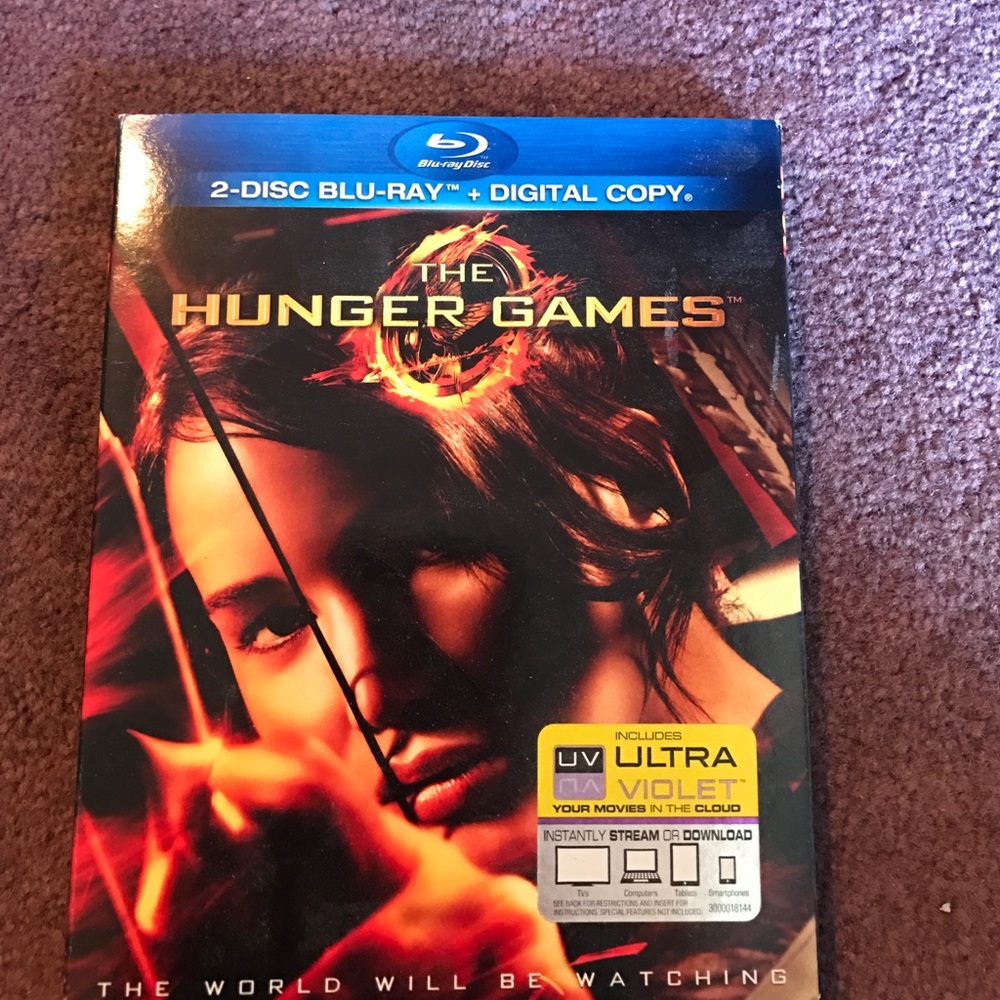 The Hunger Games Blu Ray DVD never opened