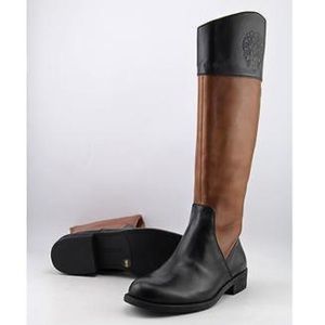 Vince Camuto Kellini western black brown boot
