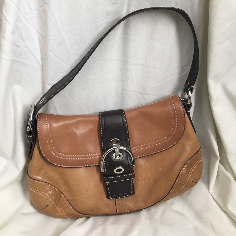 Leather Coach purse