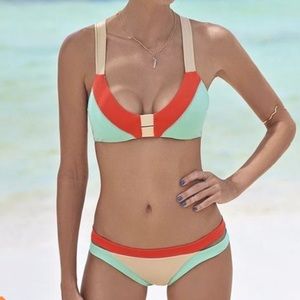 Victoria - Multicolor Patchwork Bikini