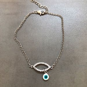 925 Sterling Silver Evil Eye Bracelet