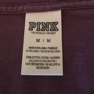 VS long sleeve purple cotton shirt