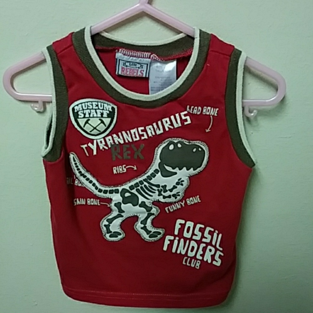 Little Rebels baby boys tank top