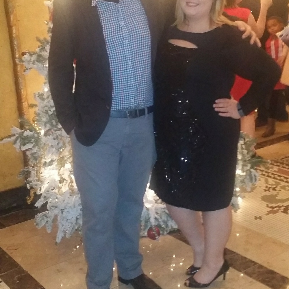 Black Lane Bryant Sequin Dress