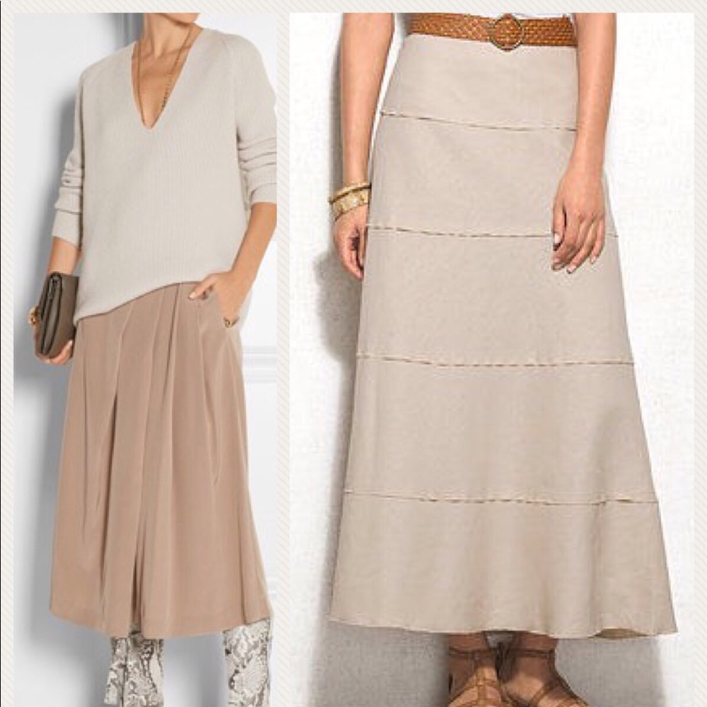 Tan Dressy Skirt