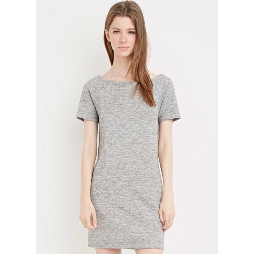 NWT Space dye grey dress Size M