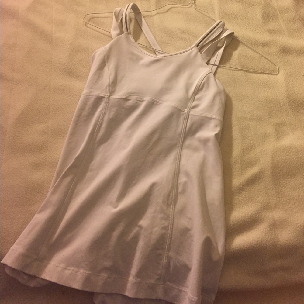 NEW lululemon white tank