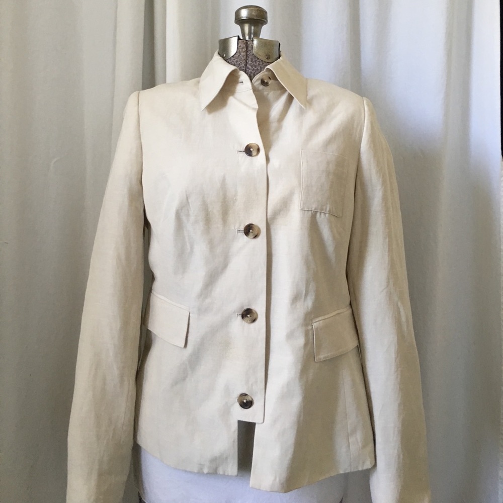 New issac Mizrahi silk and linen jacket. NWOT.