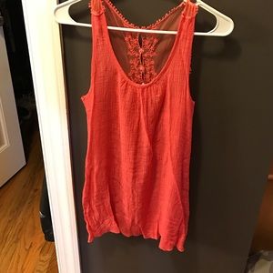 Boutique Tunic with Lace Back