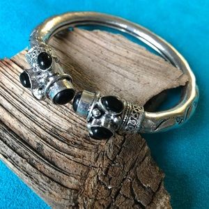 Sterling Silver and Black Onyx Bracelet. New.