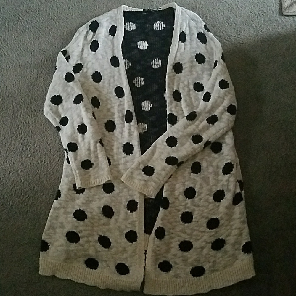 Polka Dot Cardigan