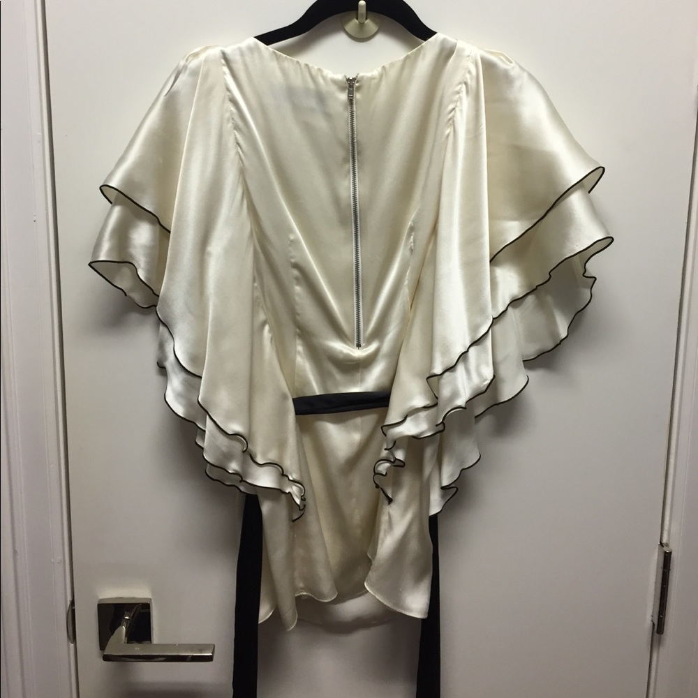 Badgley Mischka silk top