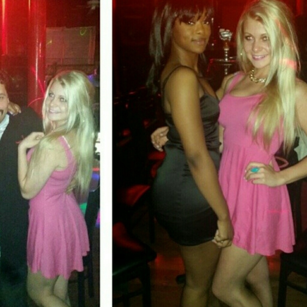 Sexy Sunmer Pink Skater Dress