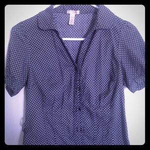 Houndstooth Blouse