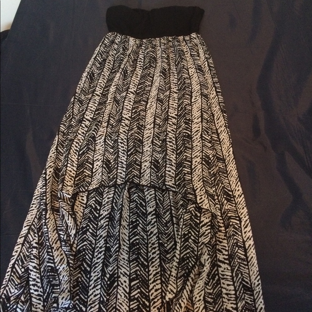 Tribal Print Hi-Low Beach Dress