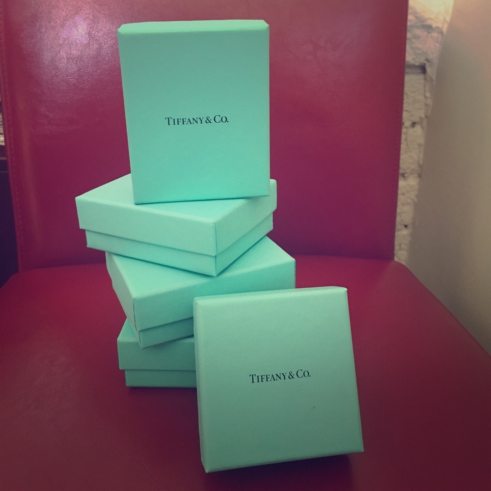 5 Tiffany & Co. boxes