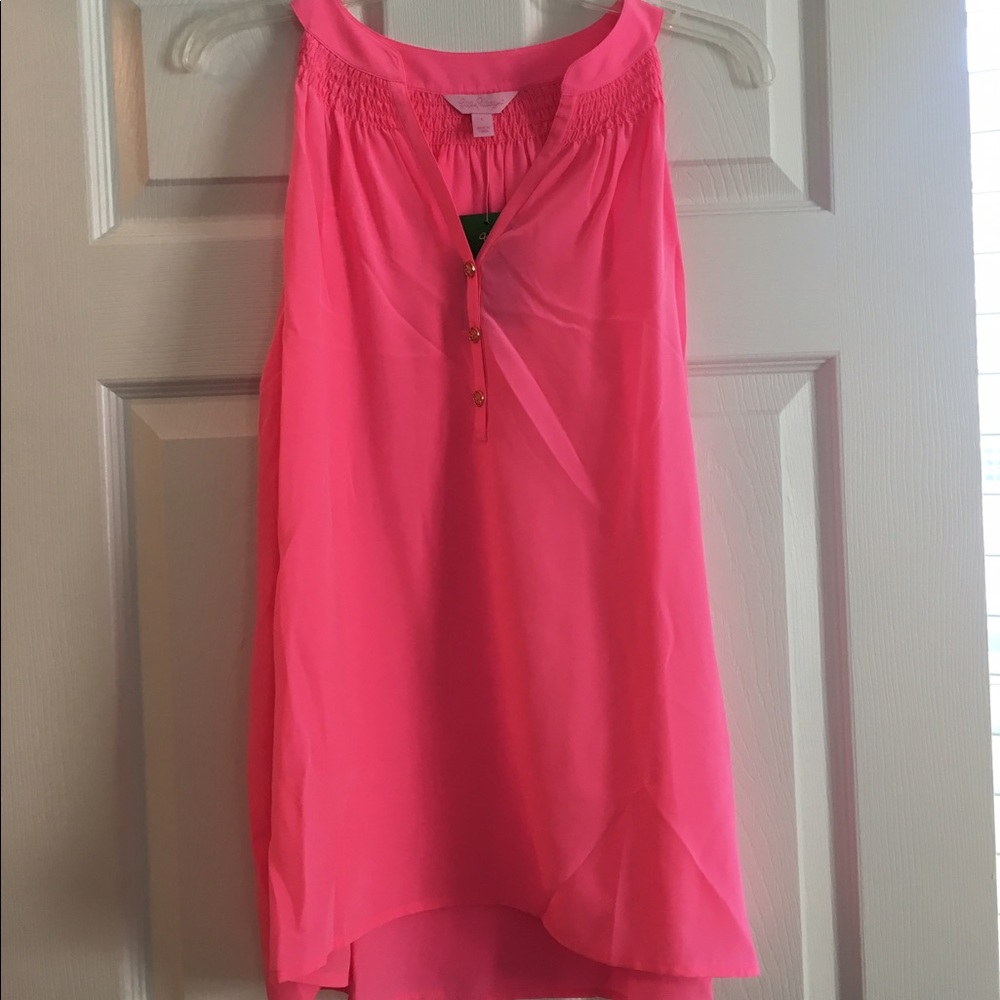 Brand new nwt pink halter size large
