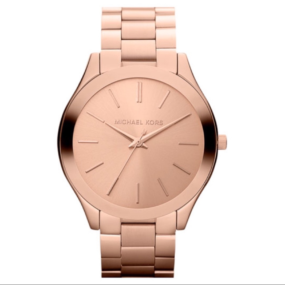 Michael Kors  Slim Rose Gold-Tone SS Watch 42mm