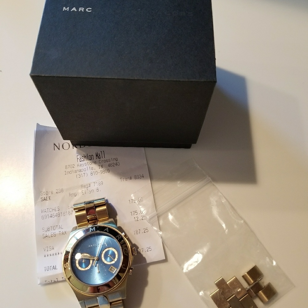 Marc by Marc Jacobs gold watch