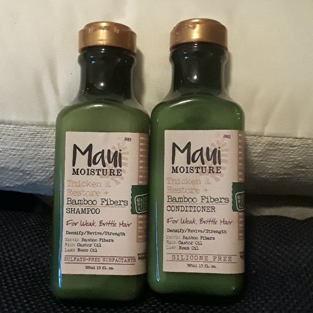 Maui Moisture Thicken & Restore Bamboo Fibers Duo