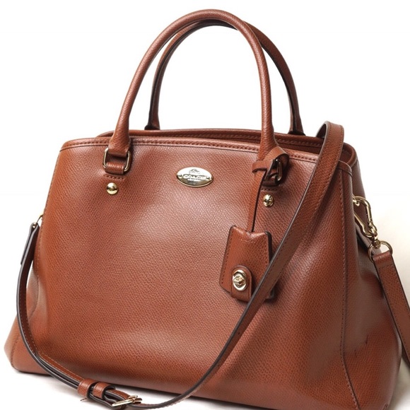 63 off Coach Handbags ️COACH MARGOT BROWN CROSSBODY SATCHEL BAG from