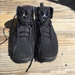 Black Jordan sneakers